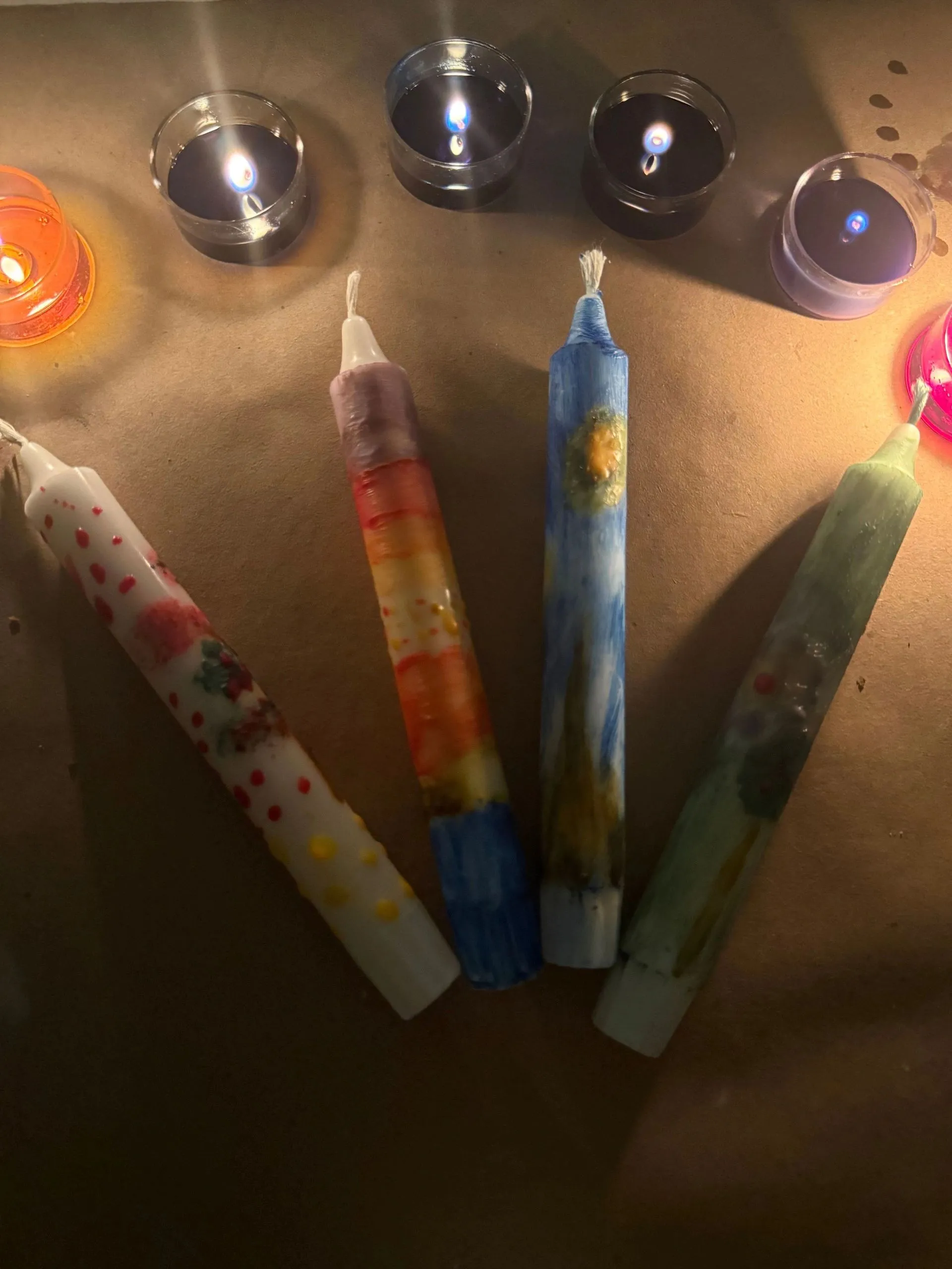 Velas para Pintar con Cera Líquida - Regalo Original y Creativo | Kit Completo Velas Decorativas Personalizadas | Pinta con Fuego ed. Titi