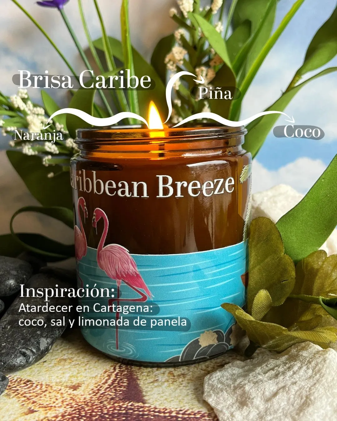Vela aromática Brisa Caribe
