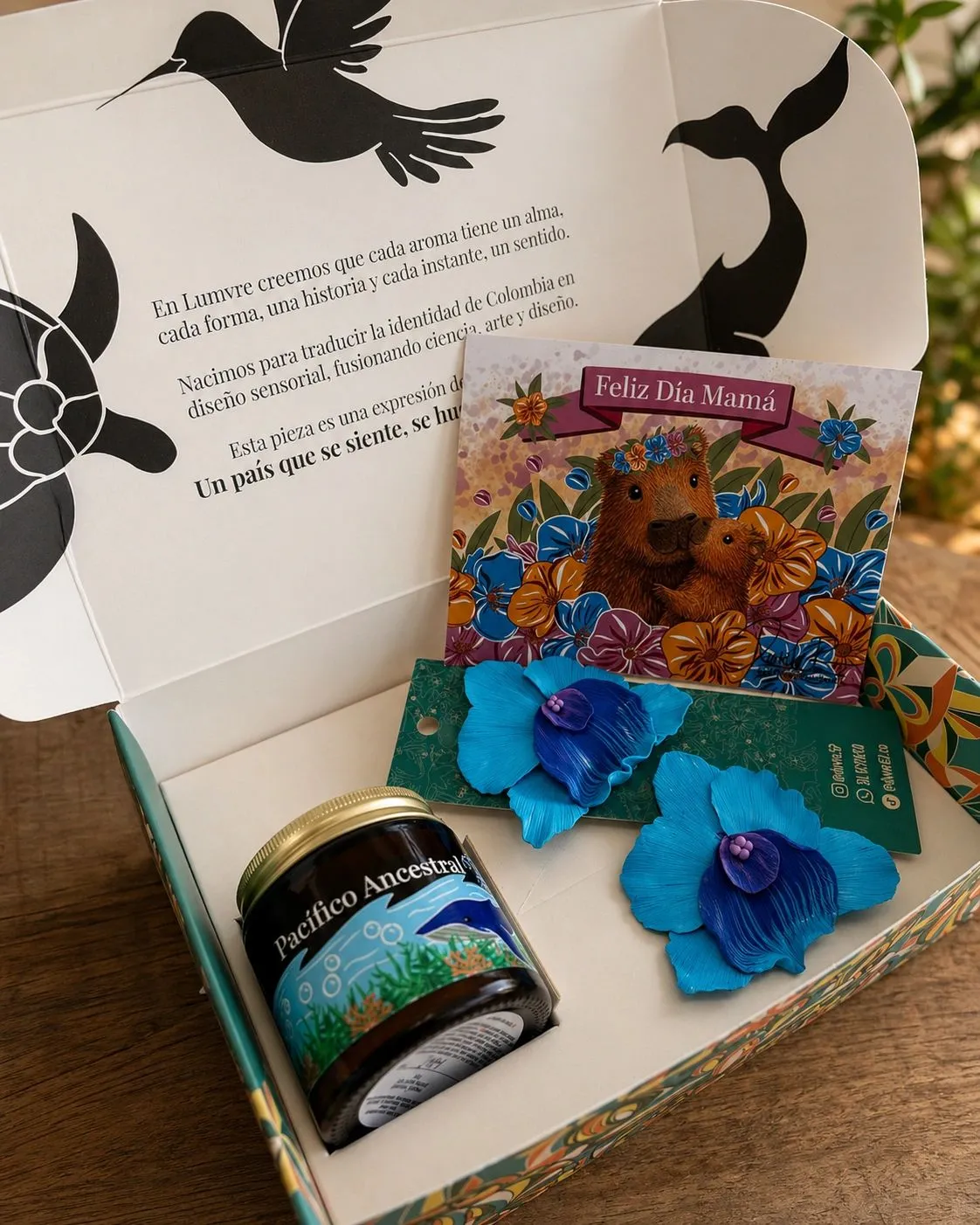 Ser mamá | Set Regalo Vela y Accesorio Orquidea | Día de la Madre