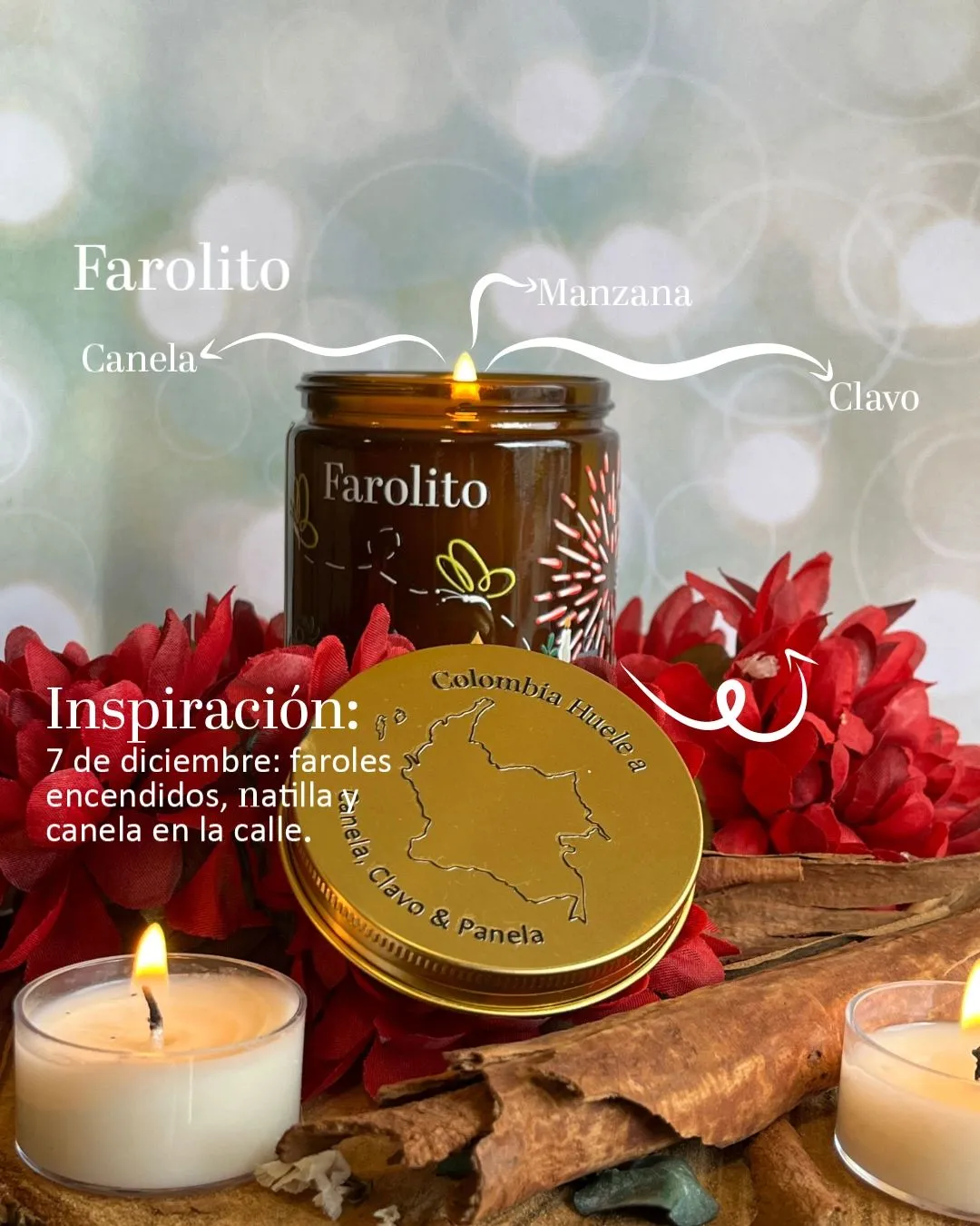 Vela aromática Farolito