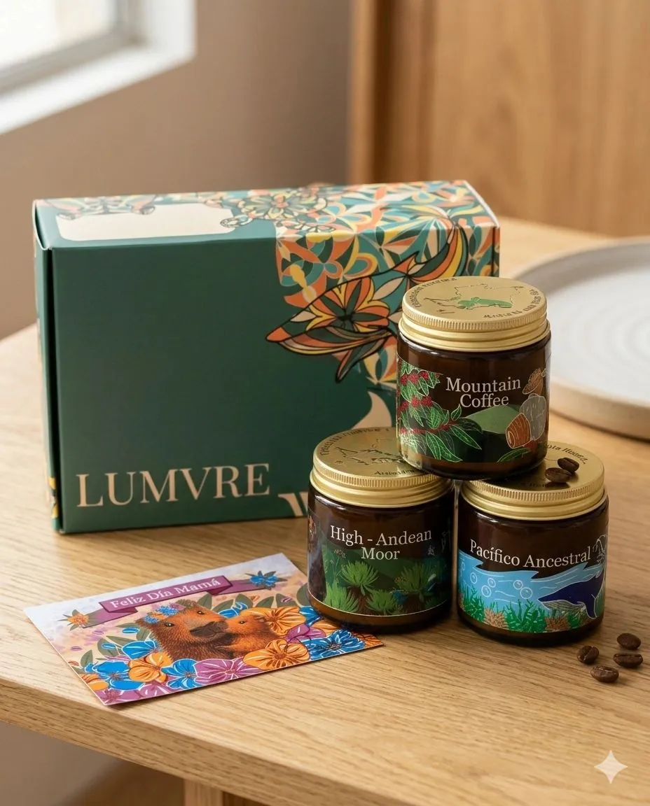 Set x3 Velas Aromáticas 100 g – ¿A qué huele Colombia?