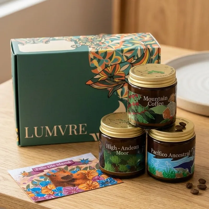 Set x3 Velas Aromáticas 100 g – ¿A qué huele Colombia?
