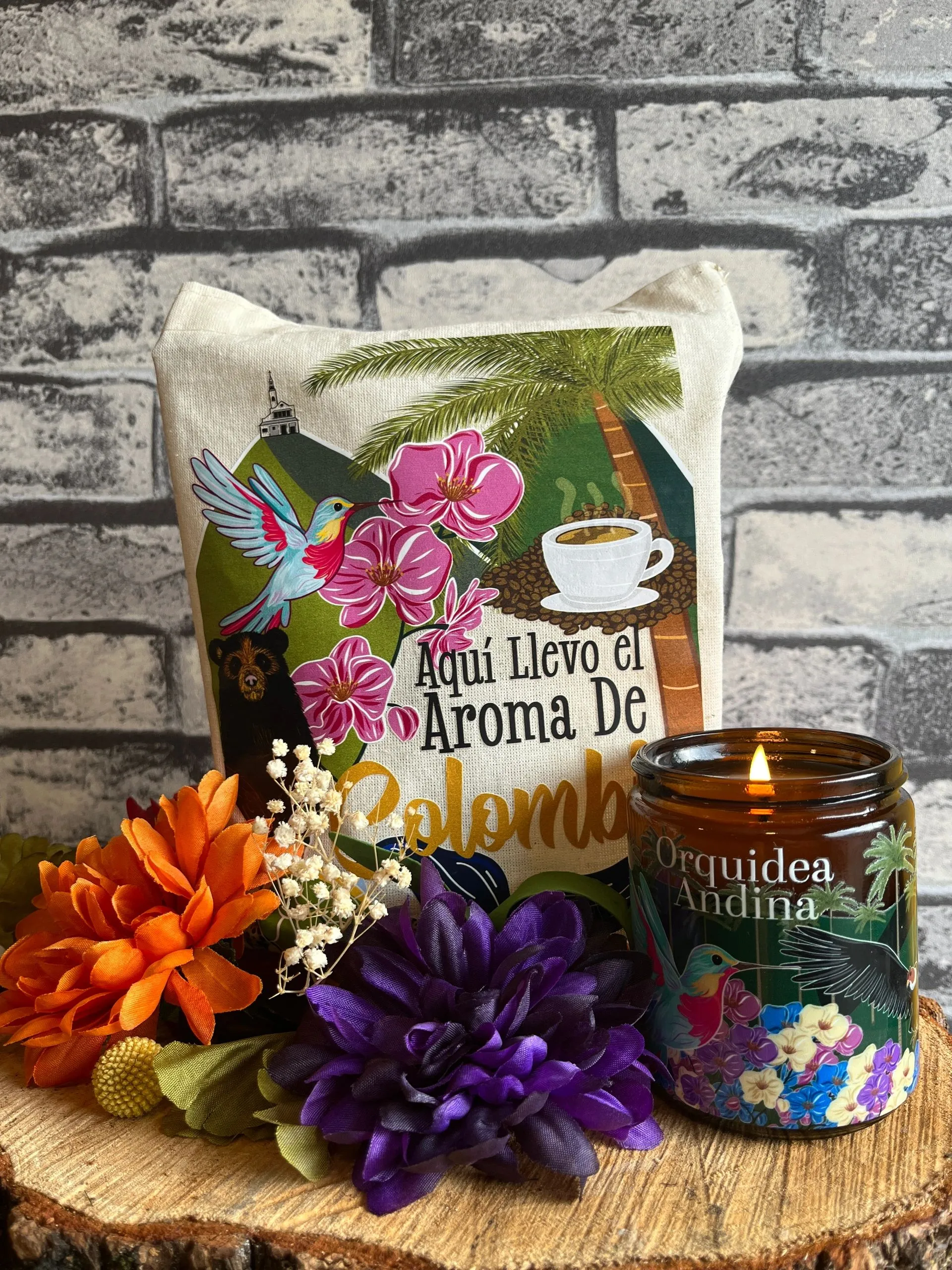 Vela aromática Orquidea Andina