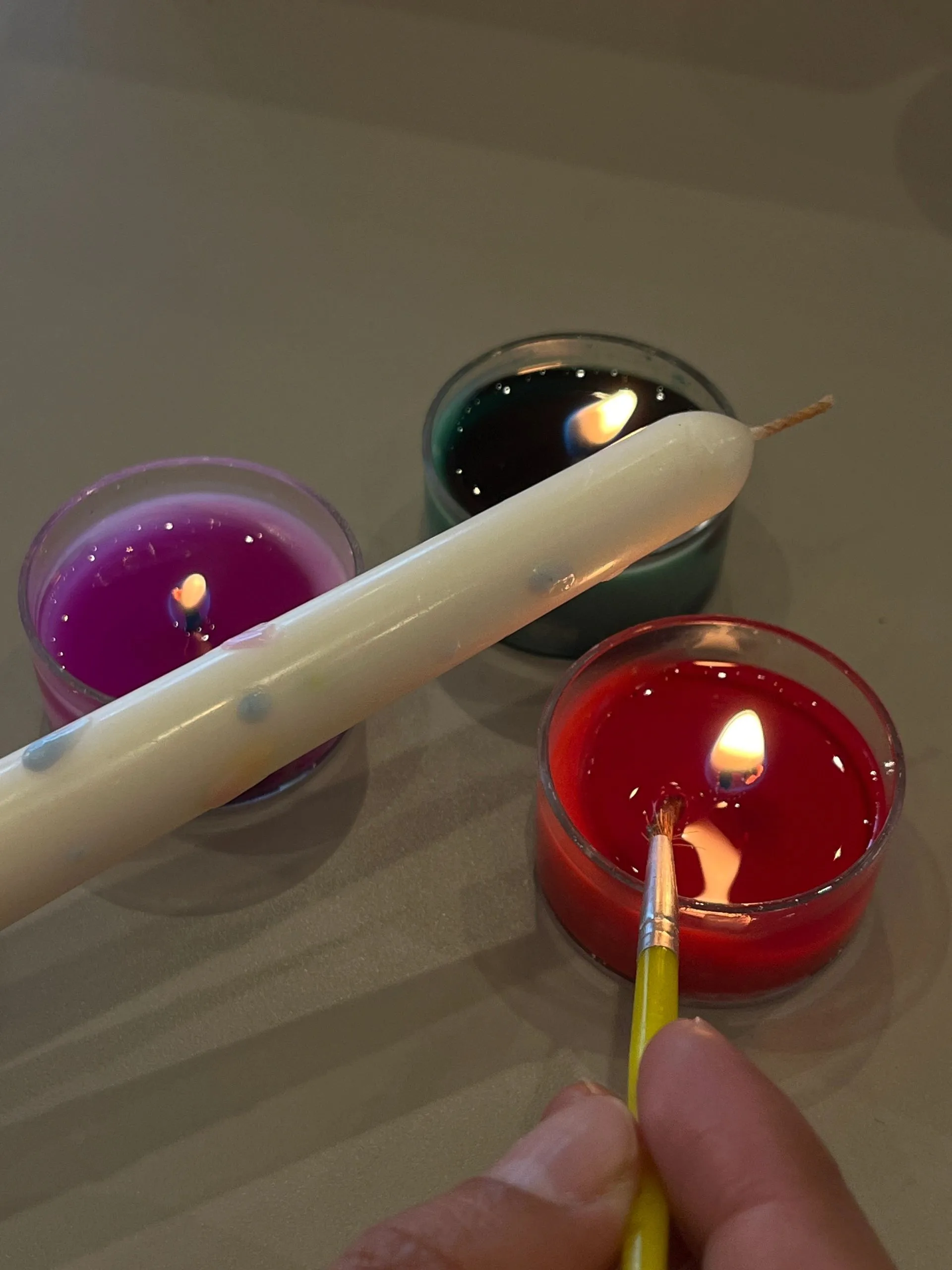Velas para Pintar con Cera Líquida - Regalo Original y Creativo | Kit Completo Velas Decorativas Personalizadas | Pinta con Fuego ed. Titi