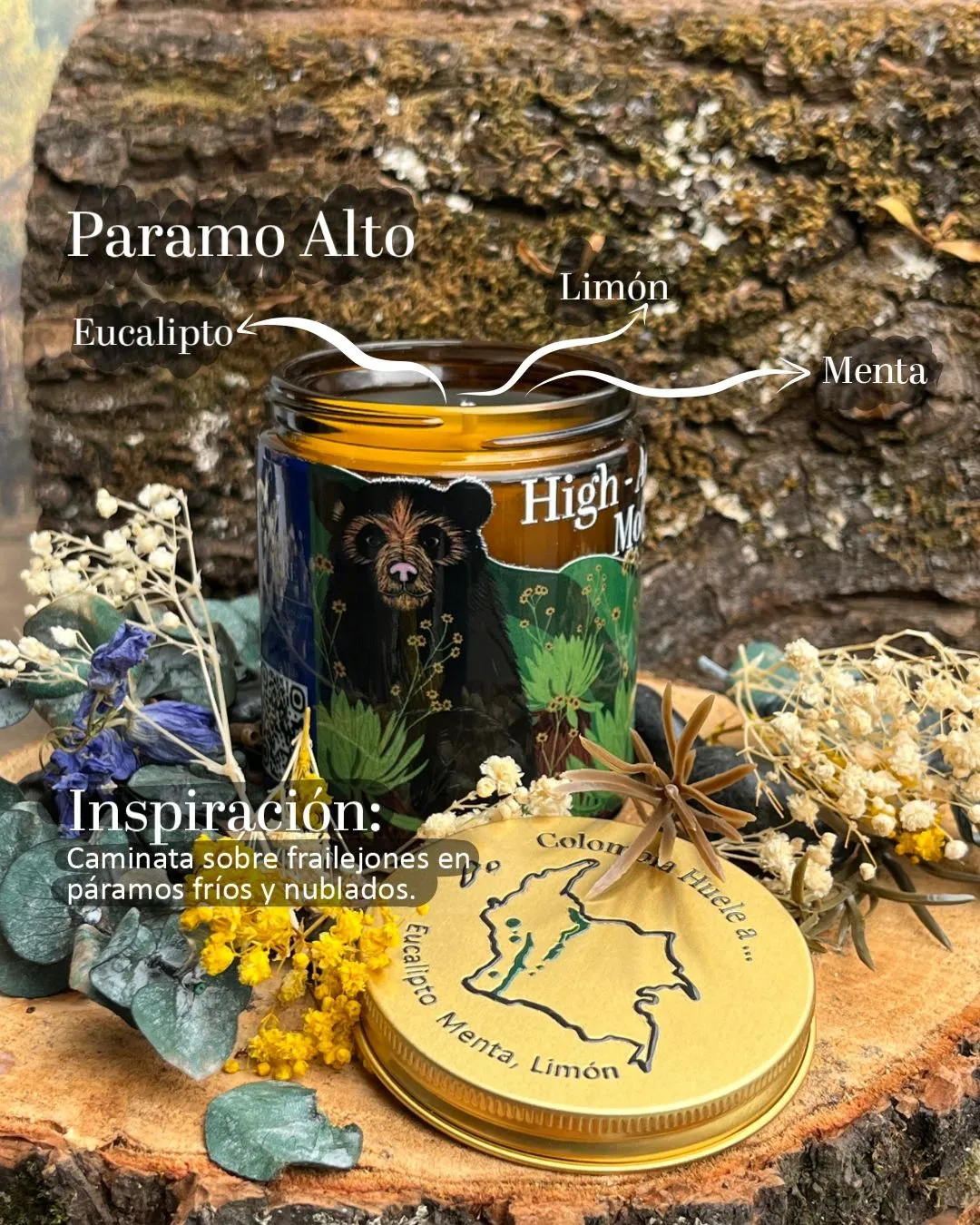 Vela aromática Paramo Alto