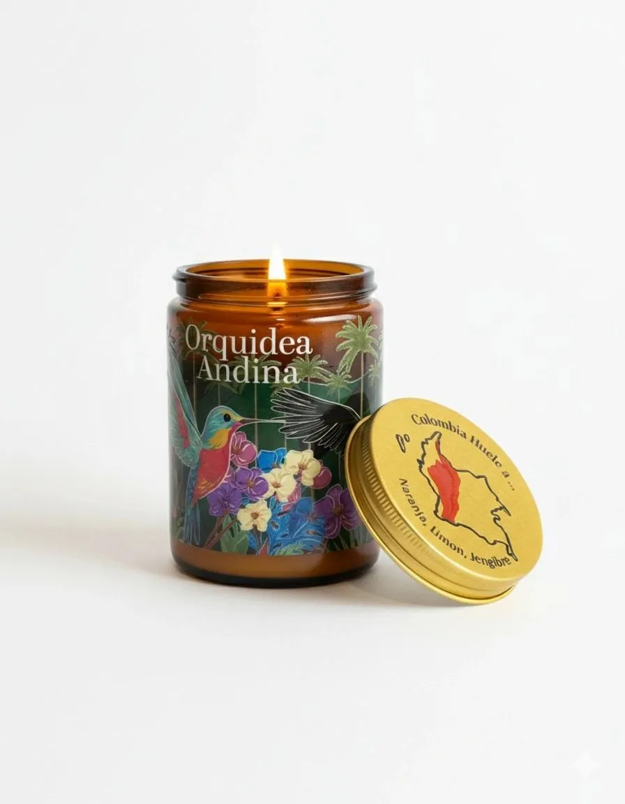 Vela aromática Orquidea Andina