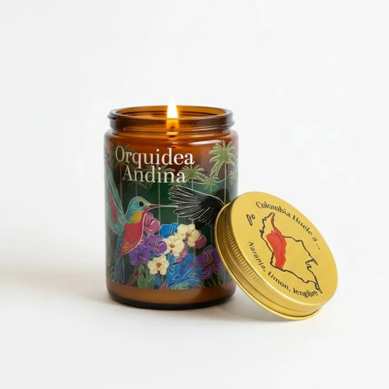 Vela aromática Orquidea Andina